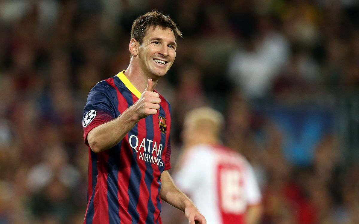 Messi becomes first player to score 4 hat tricks in the Champions League