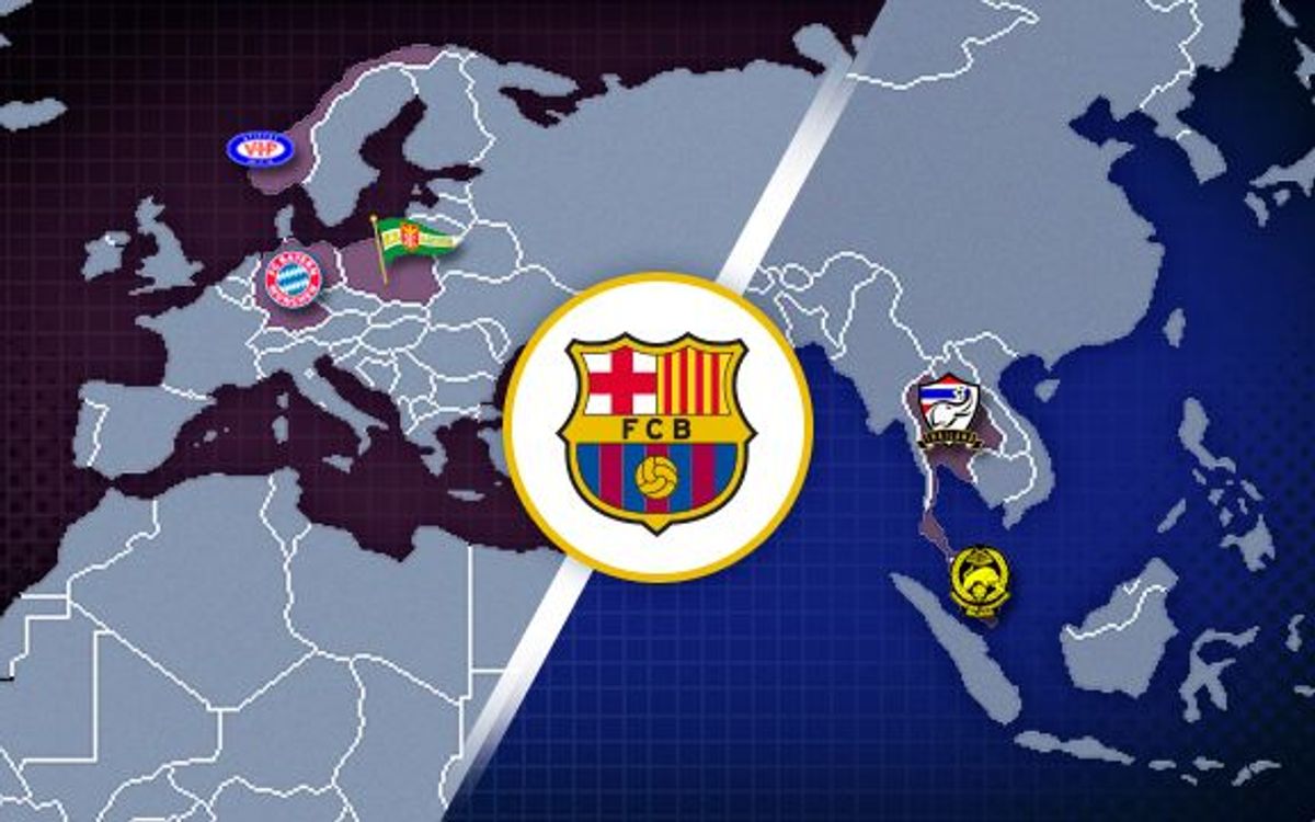 Five Barça 2013/14 preseason matches confirmed