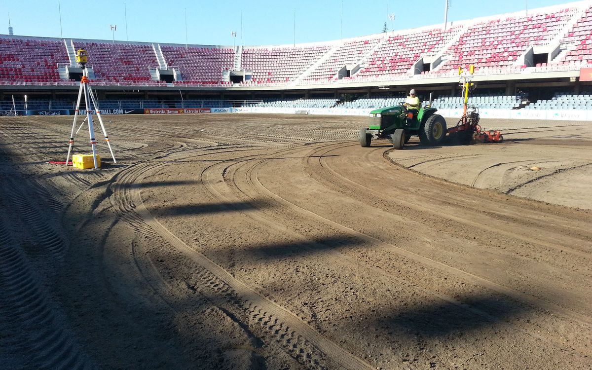 Nova gespa per al Miniestadi