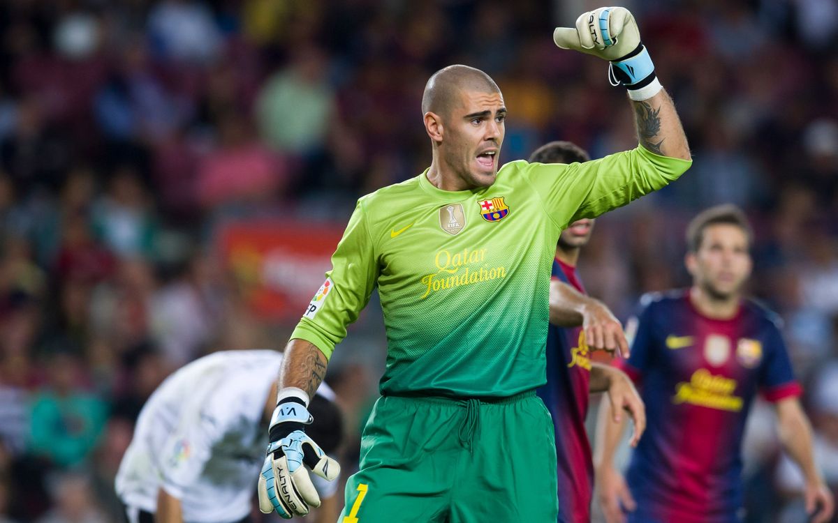 Víctor Valdés enters the 500 club