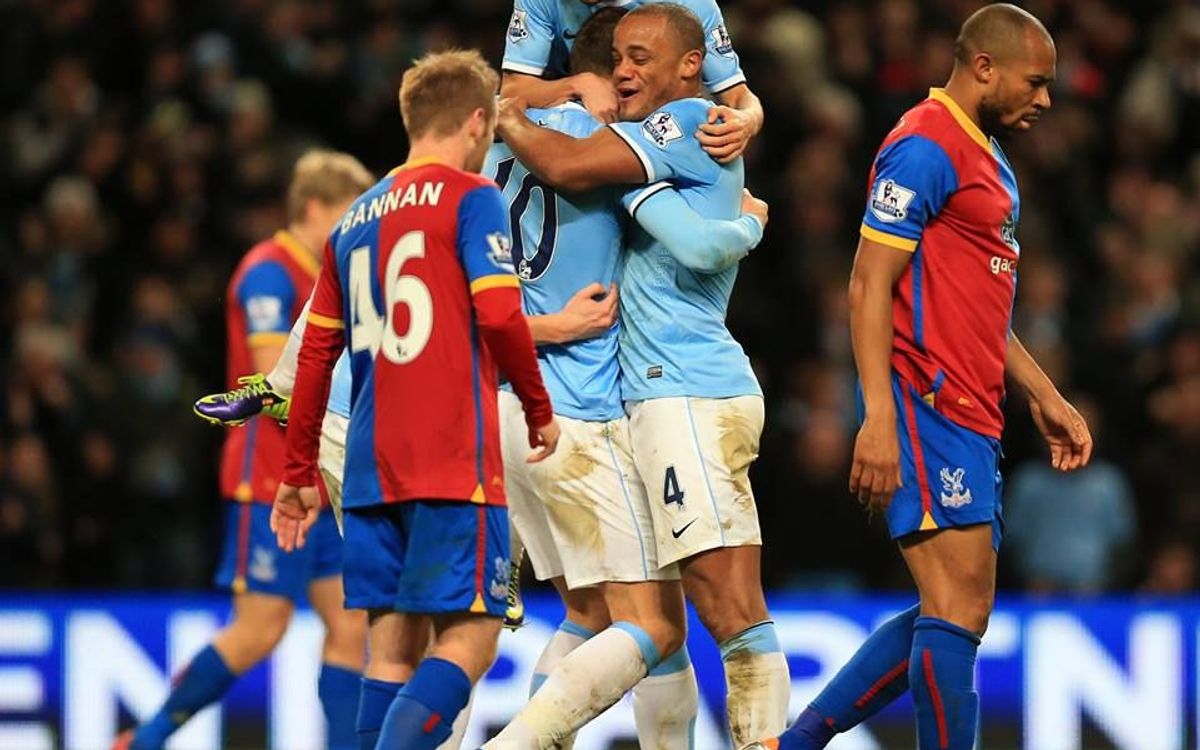 Manchester City defeat Crystal Palace, go top of the Premier League (1-0)