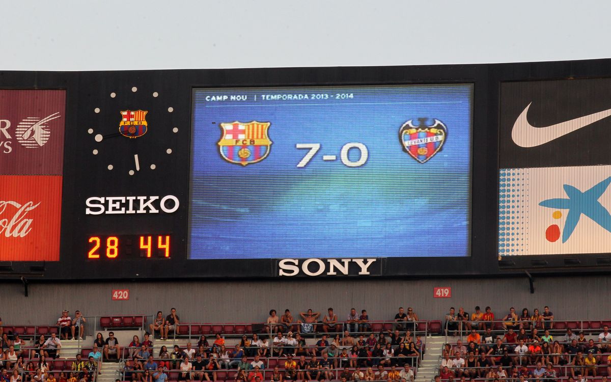 Record breaking debut against Levante