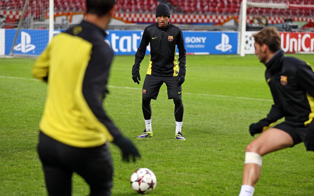 Training at the Amsterdam Arena