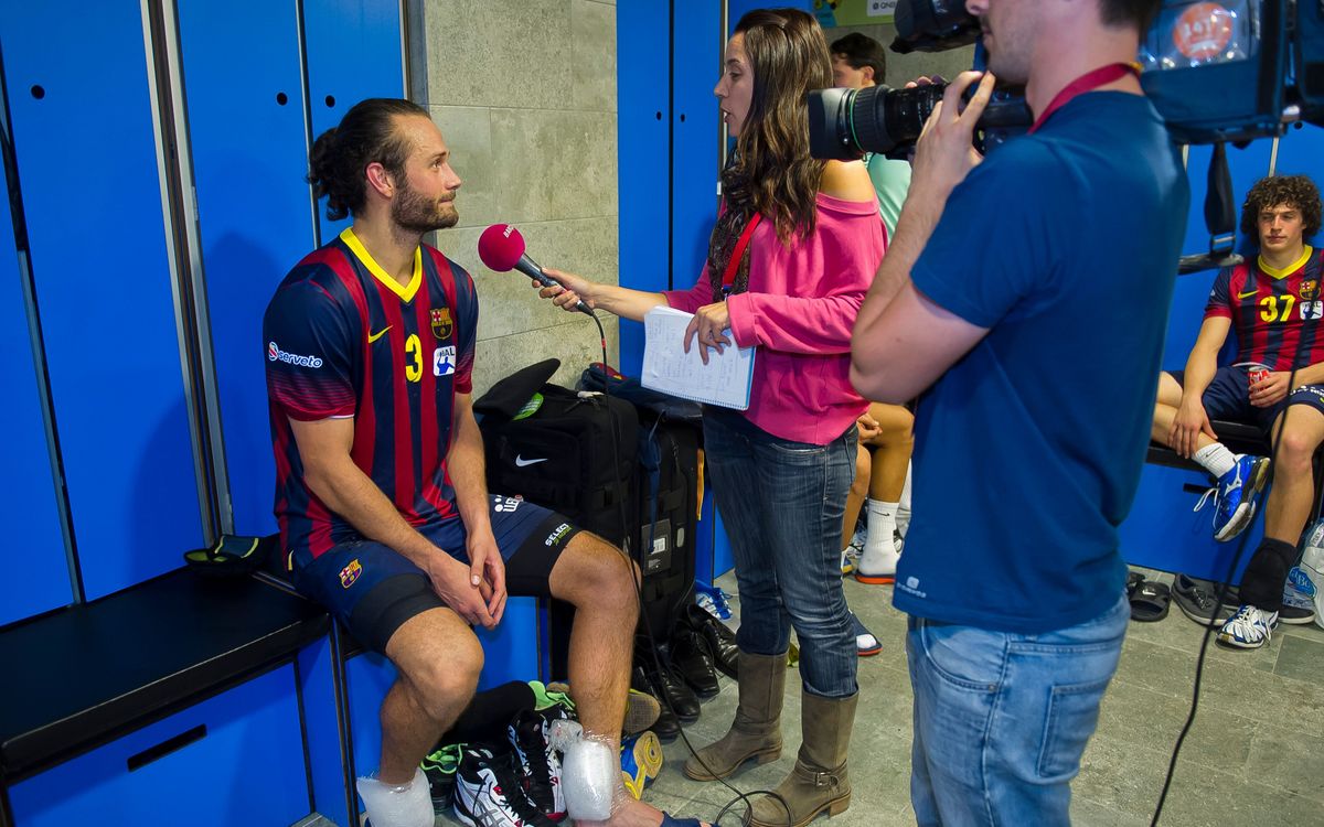 The Palau's dressing rooms open to the press