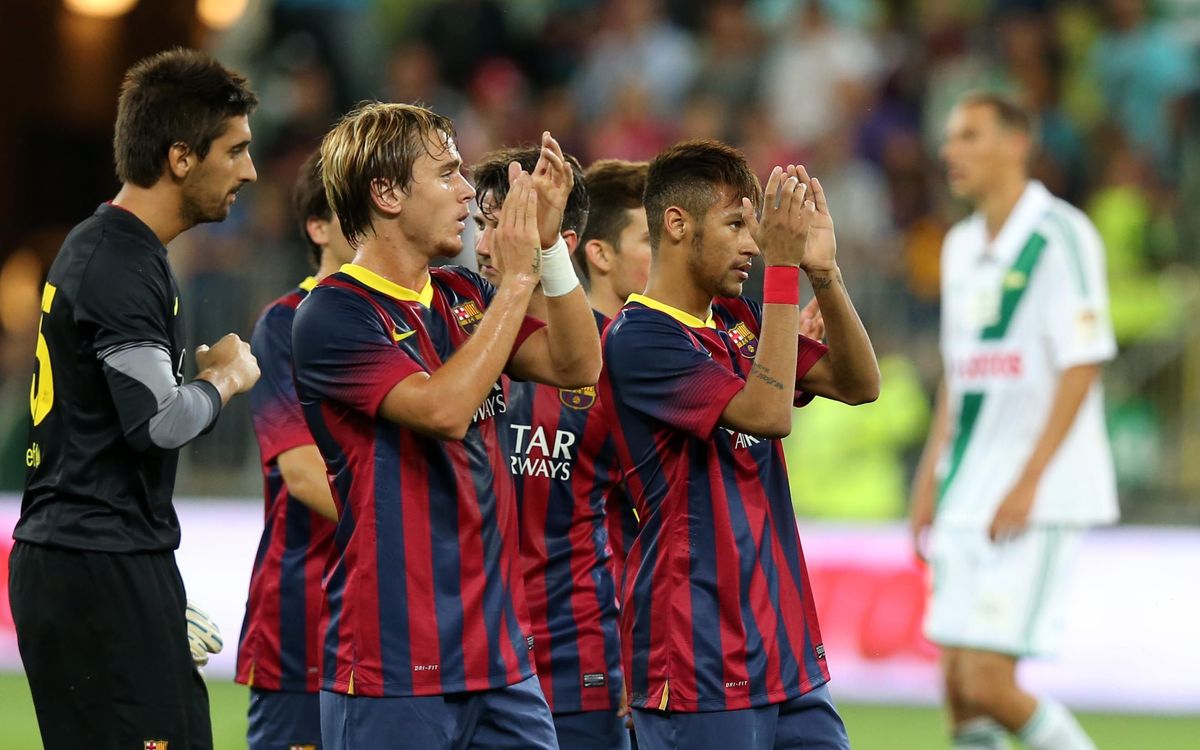 Lechia Gdansk v FC Barcelona: Neymar makes debut as Barça draw in Poland (2-2)