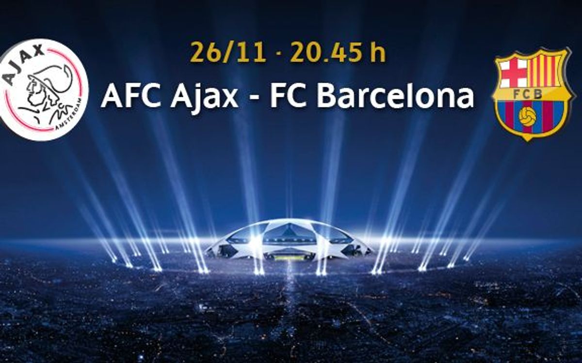 Ajax – Barça, entrades a partir del 5 de novembre