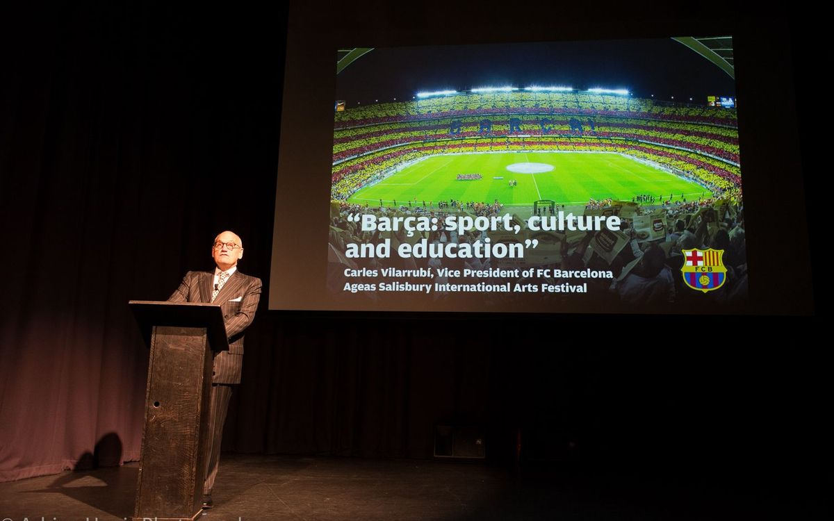 Major interest in FC Barcelona and Catalonia in Salisbury