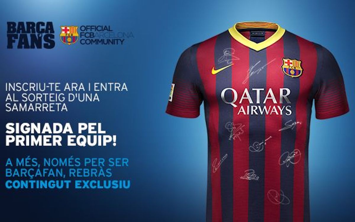 Join Barca Fans And Win A Signed Kit From The First Team