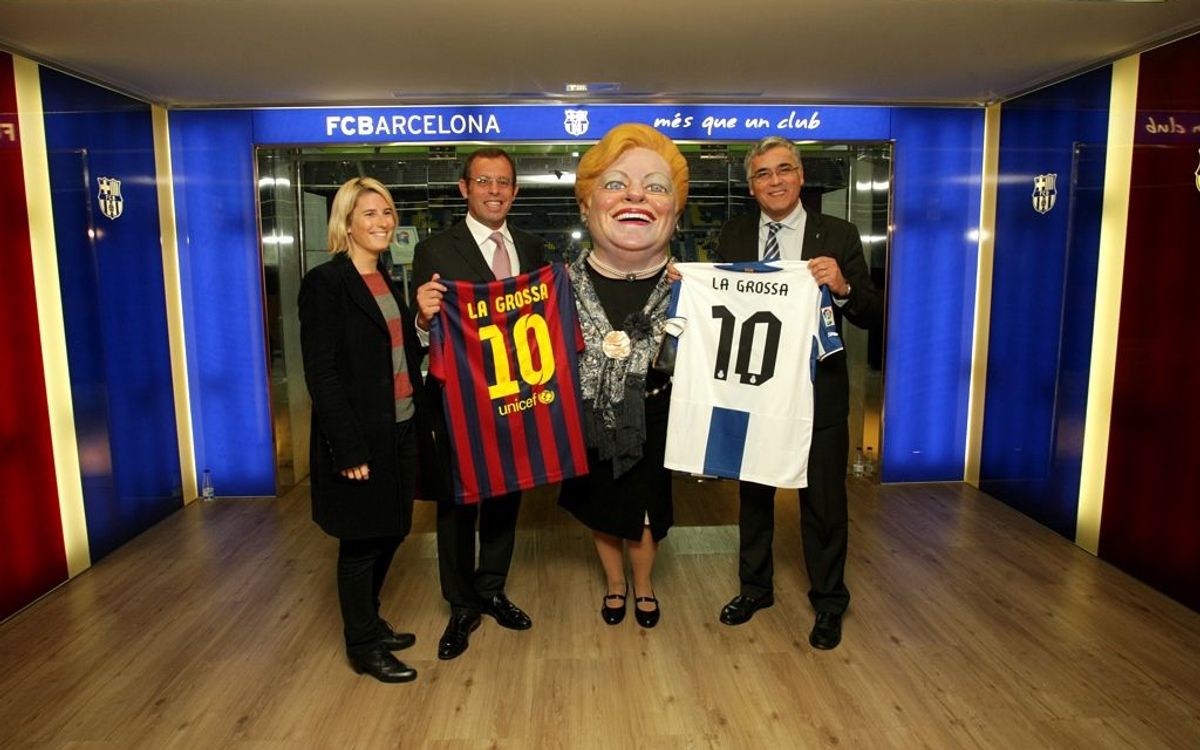 Molta activitat a la Llotja abans del derbi