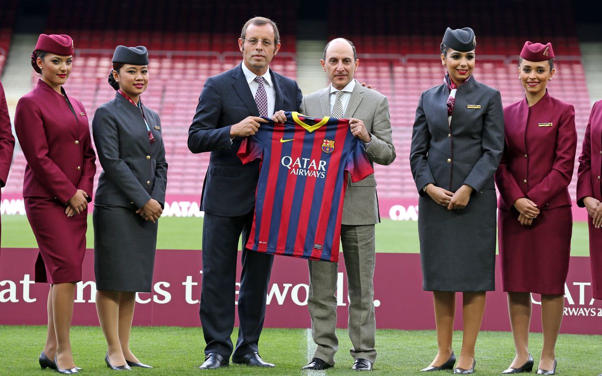 The first team welcomes Qatar Airways