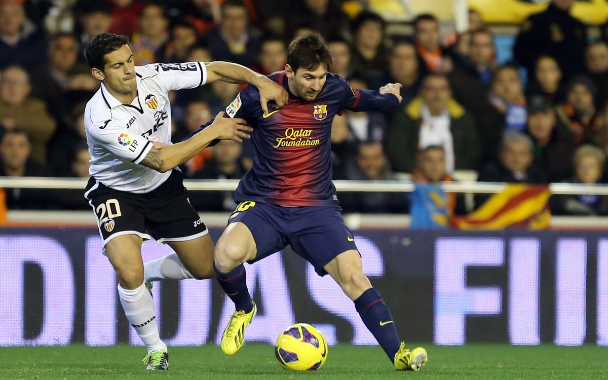 Mestalla, a difficult stadium for FC Barcelona
