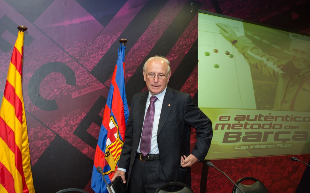 Laureano Ruiz: “Watching Messi, Xavi and the rest of them is a great way to learn”