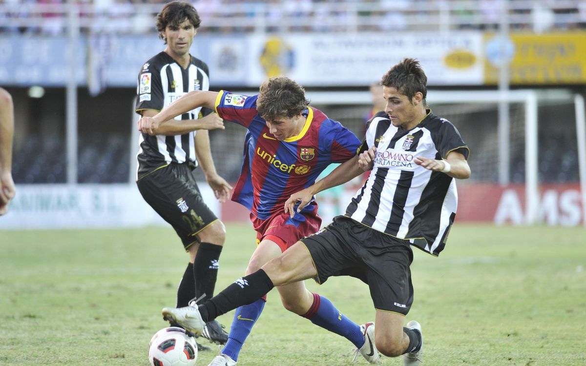 Six Barça players have already faced Cartagena