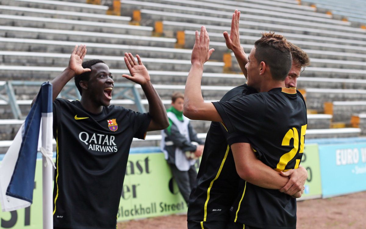 Juvenil A defeat Celtic with two goals from Sanabria