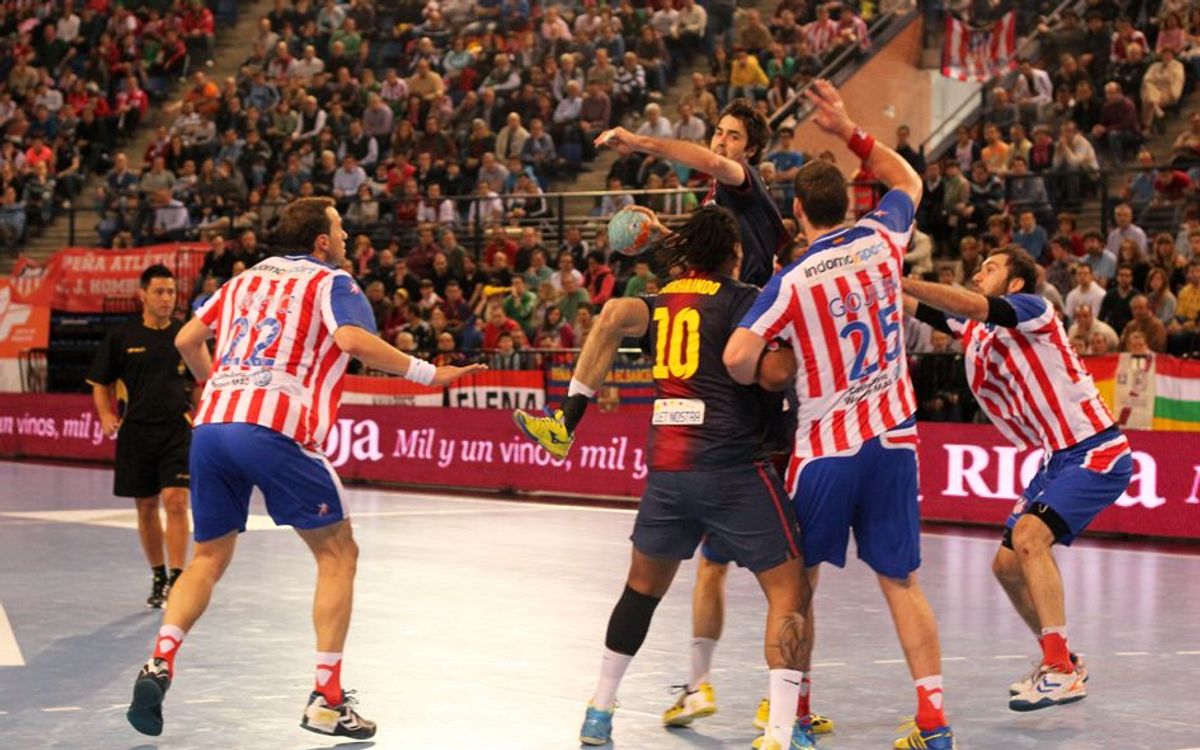 FCB Intersport – Atlético Madrid: Bad first half condemns the Blaugrana(28-31)