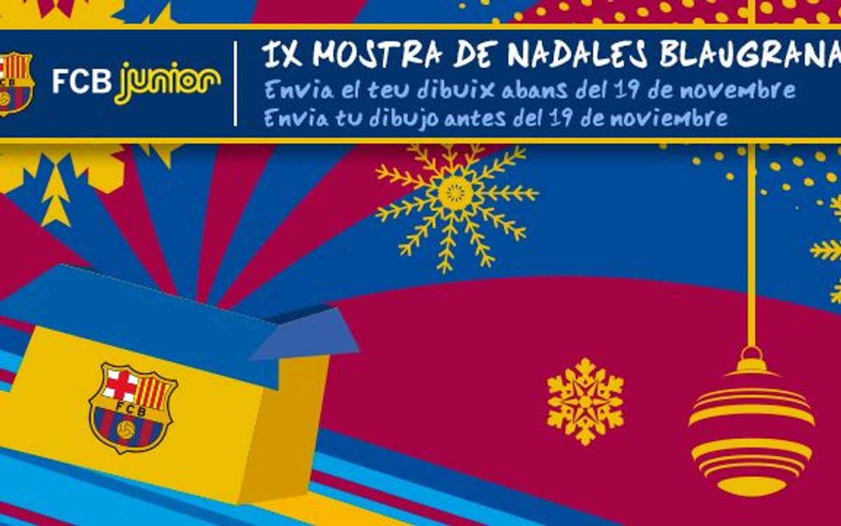 Draw your Barça Christmas card