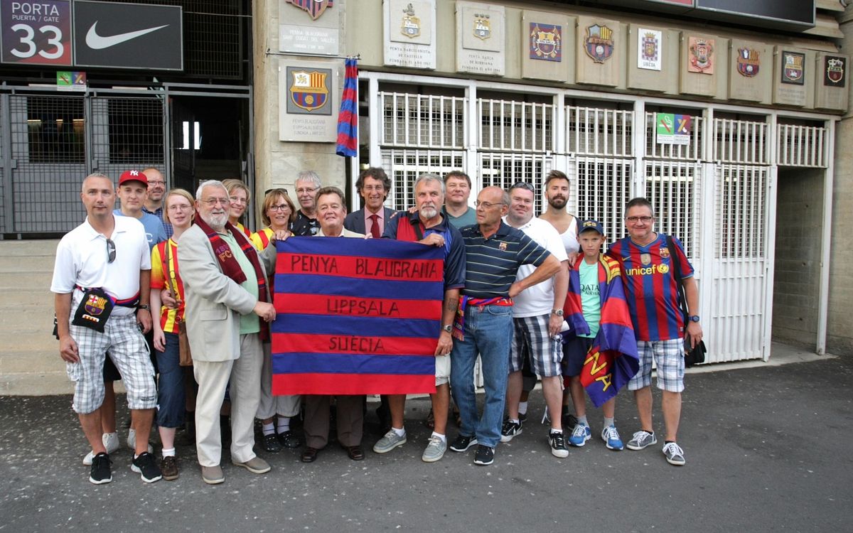 Uppsala have their plaque at the Stadium
