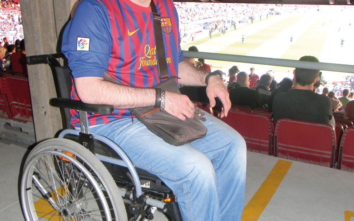 My first day at the Camp Nou