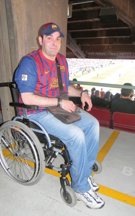 My first day at the Camp Nou