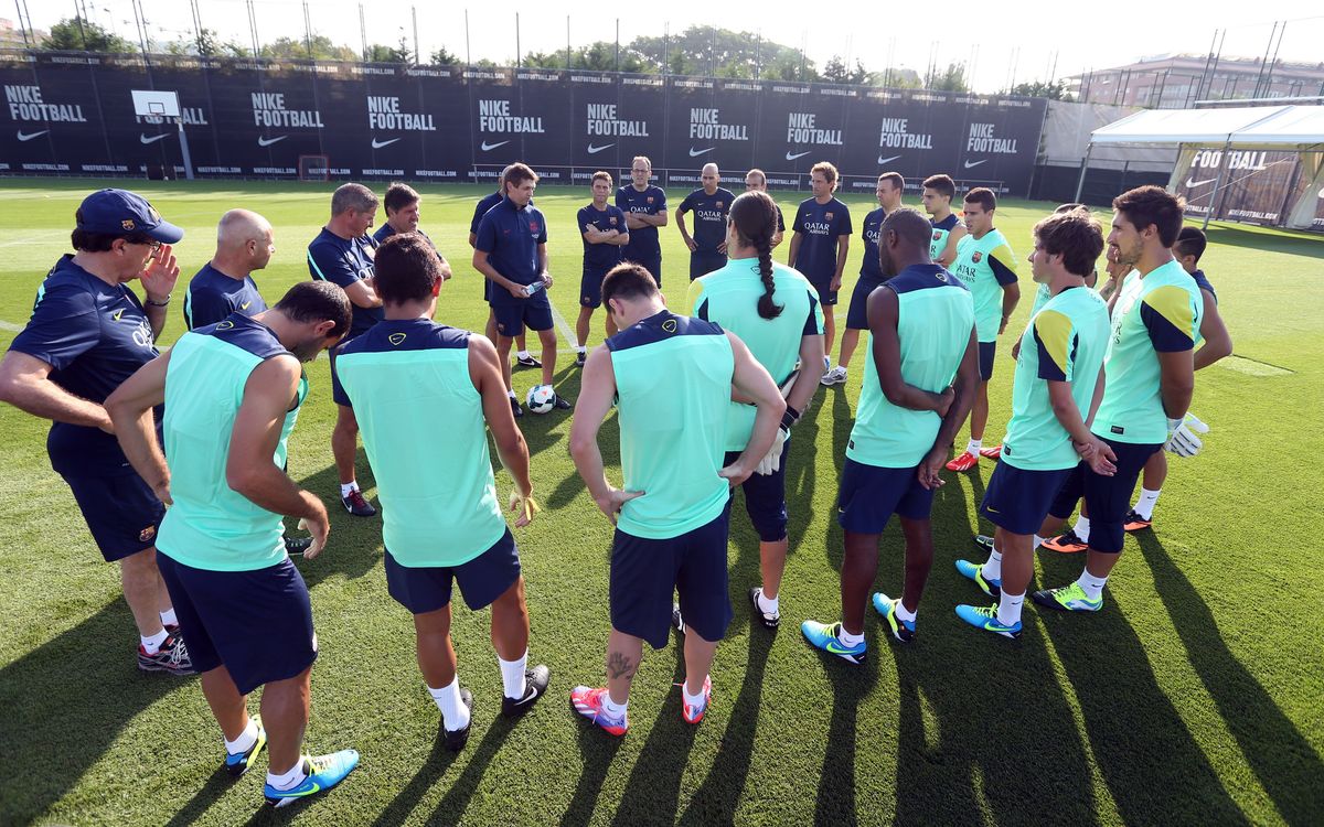 First training of the season