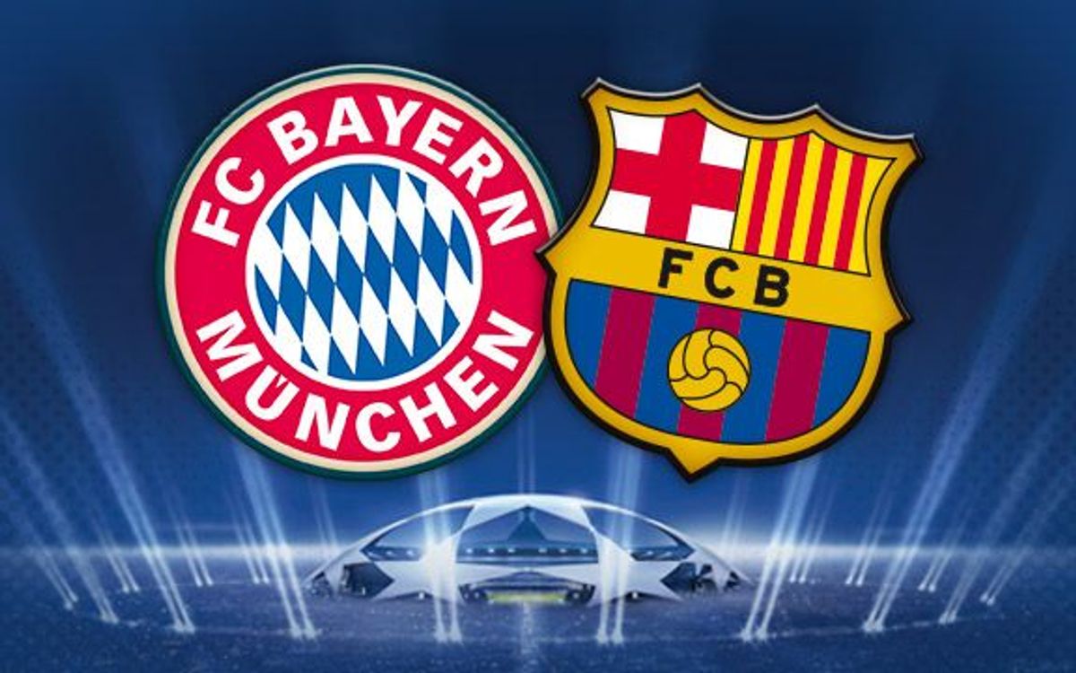 zuurstof Giet kiezen FC Barcelona have been drawn against Bayern Munchen in the semi finals of  the Champions League