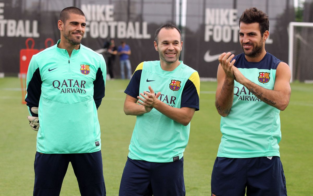 First team trains for Valladolid
