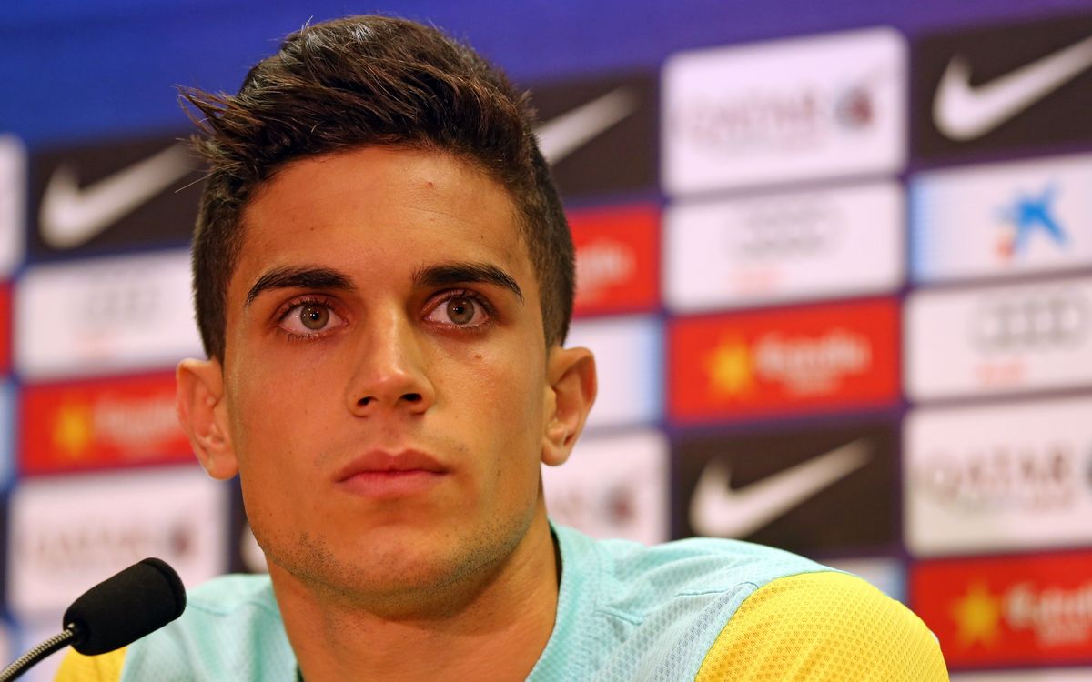 Bartra: “The most important thing is to be consistent and work hard”