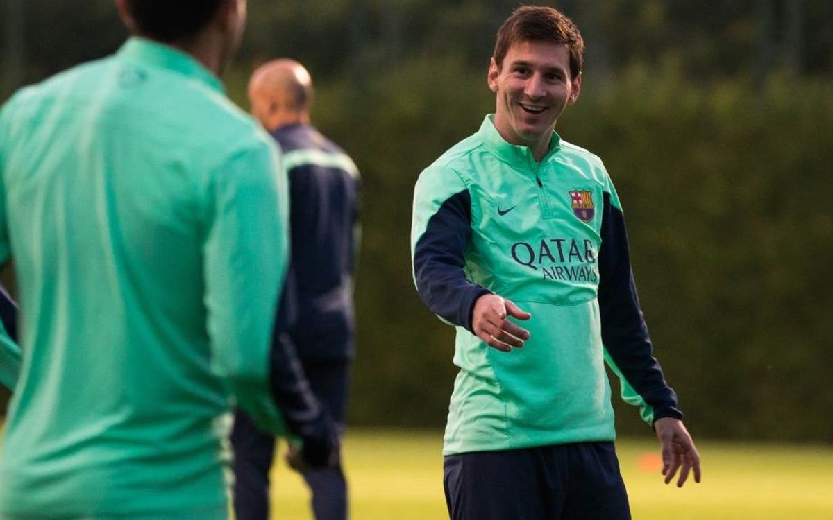 Alves stops Messi nutmeg