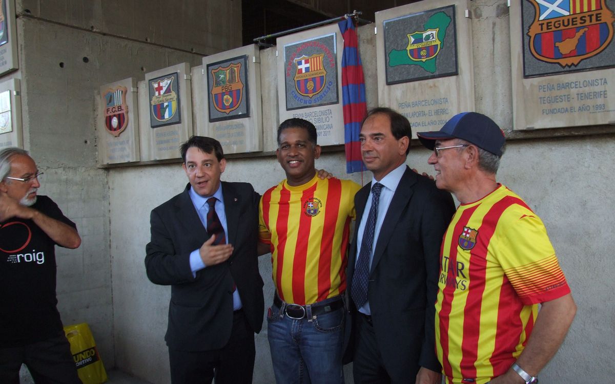 A plaque for the Gamper