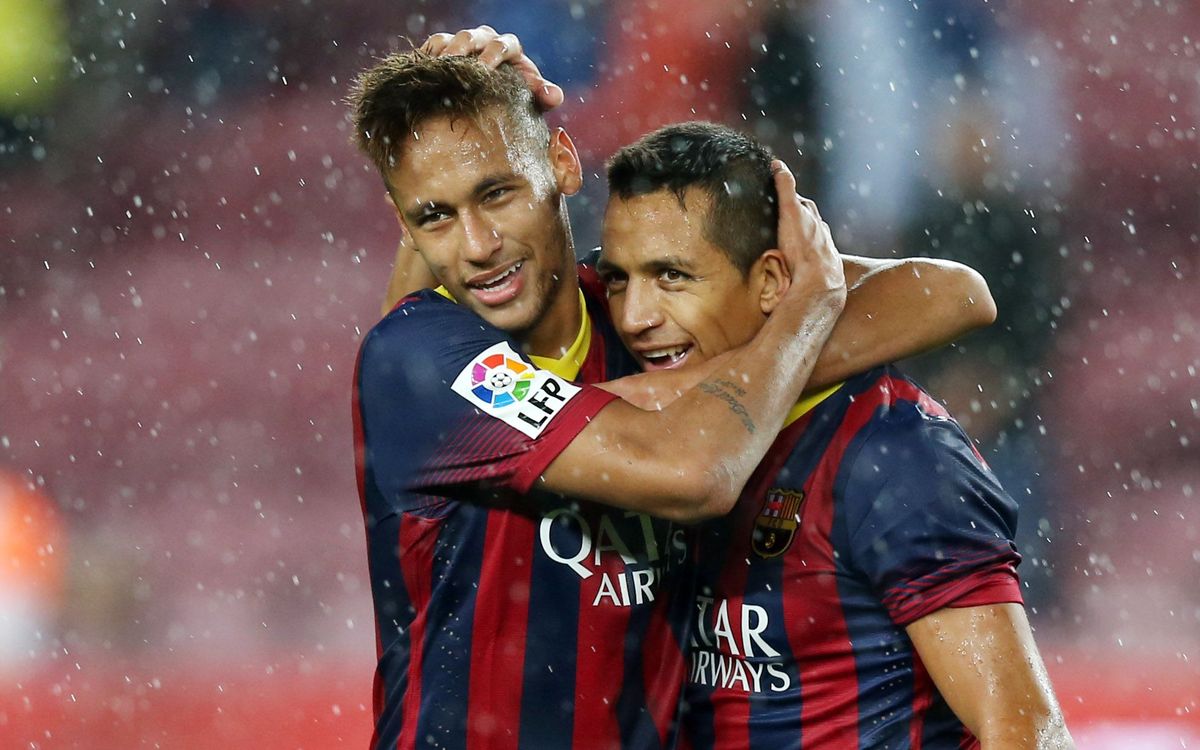 Sixth brace for Alexis at Barça