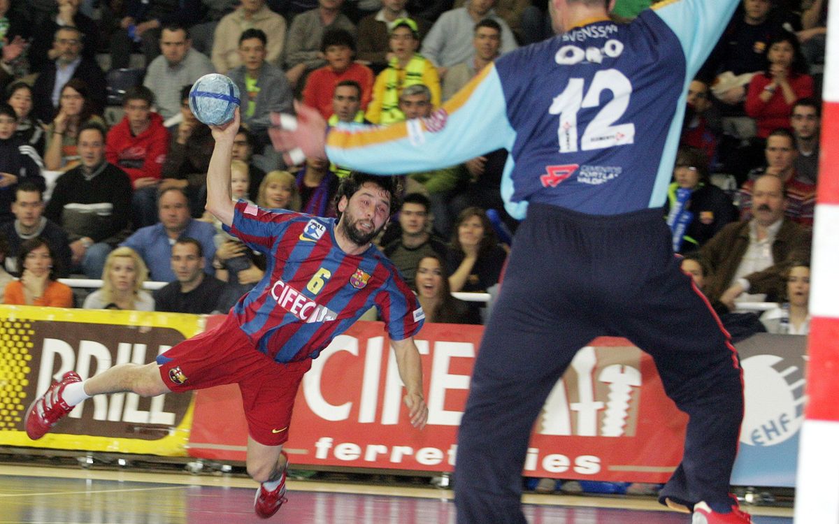 El FC Barcelona d’handbol davant equips d’Asobal a Europa