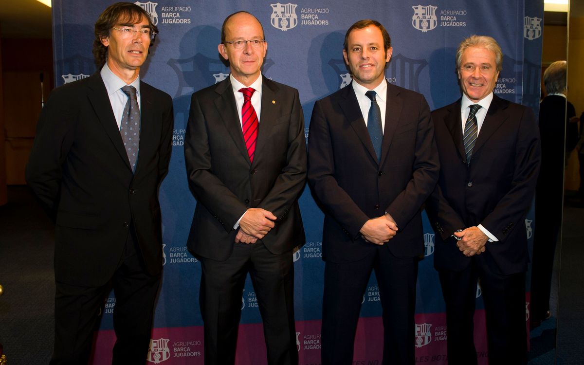 Sandro Rosell presideix el Sopar Anual de l’Agrupació Barça Jugadors