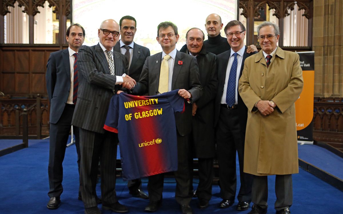 Carles Vilarrubí hosts “Barça: sports, culture and education” conference in Glasgow