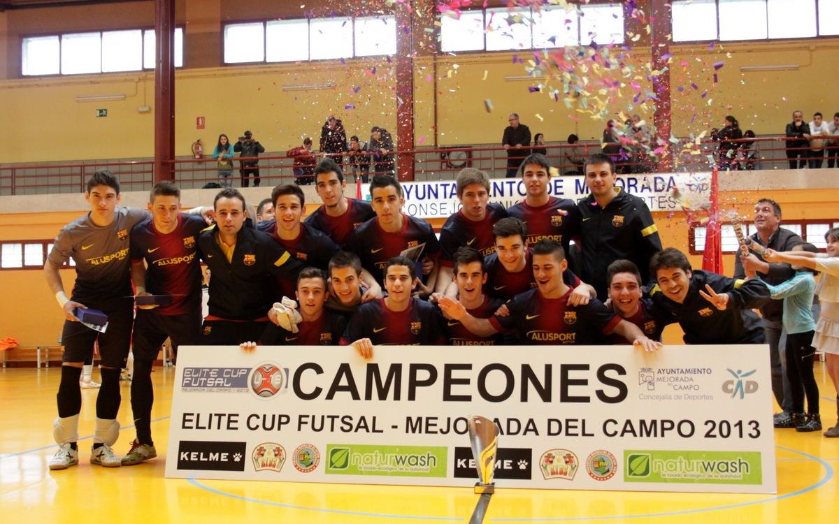 El FC Barcelona Alusport juvenil es proclama campió de l'Elite Cup Futsal