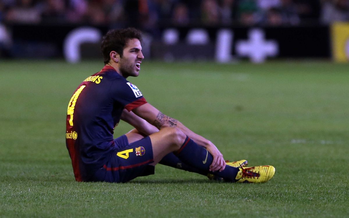 Cesc to miss three to four weeks