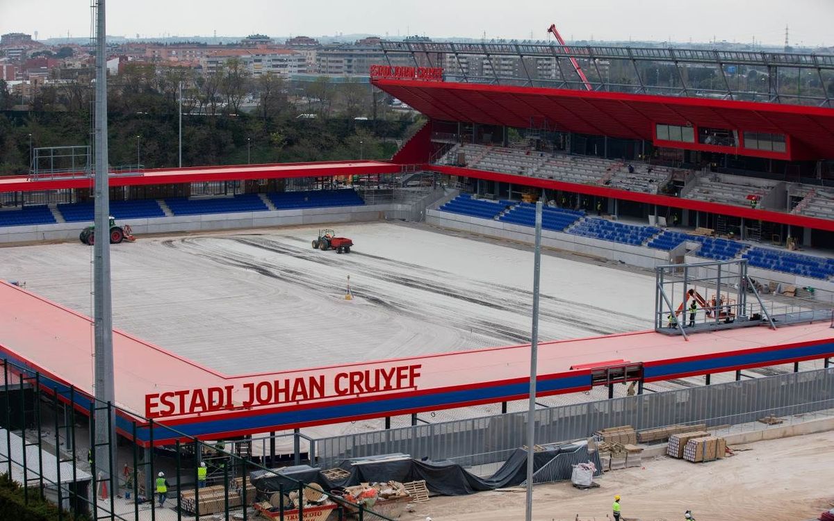 El nom de Johan Cruyff ja llueix al futur estadi