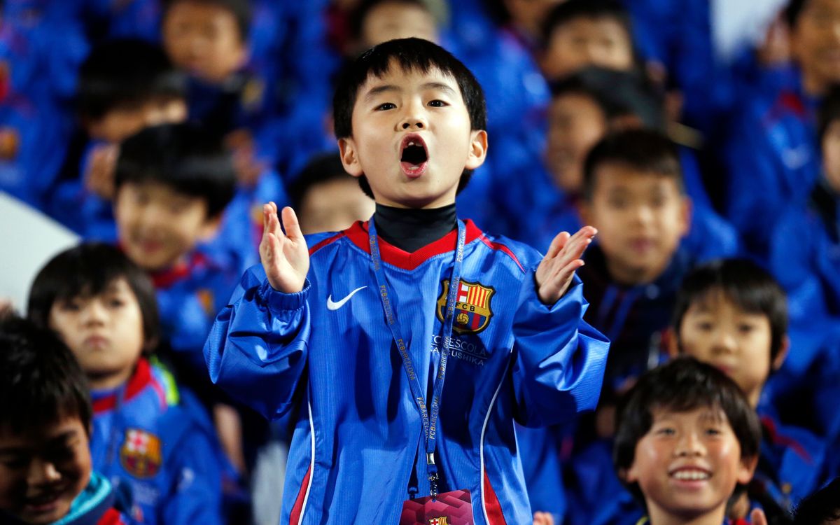 Koshiro Yamashita, the Japanese voice of the FC Barcelona anthem