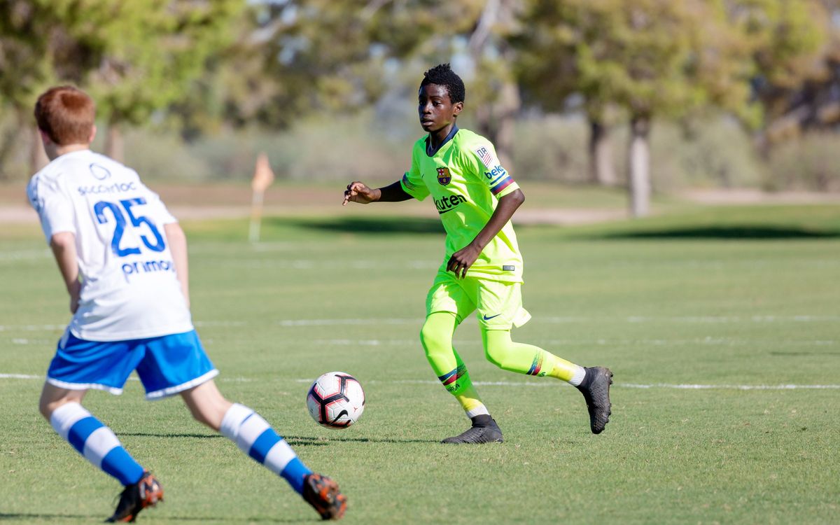 Brooklyn Raines, from the Barça Academy to being pre-selected for the USA U-15 National Team