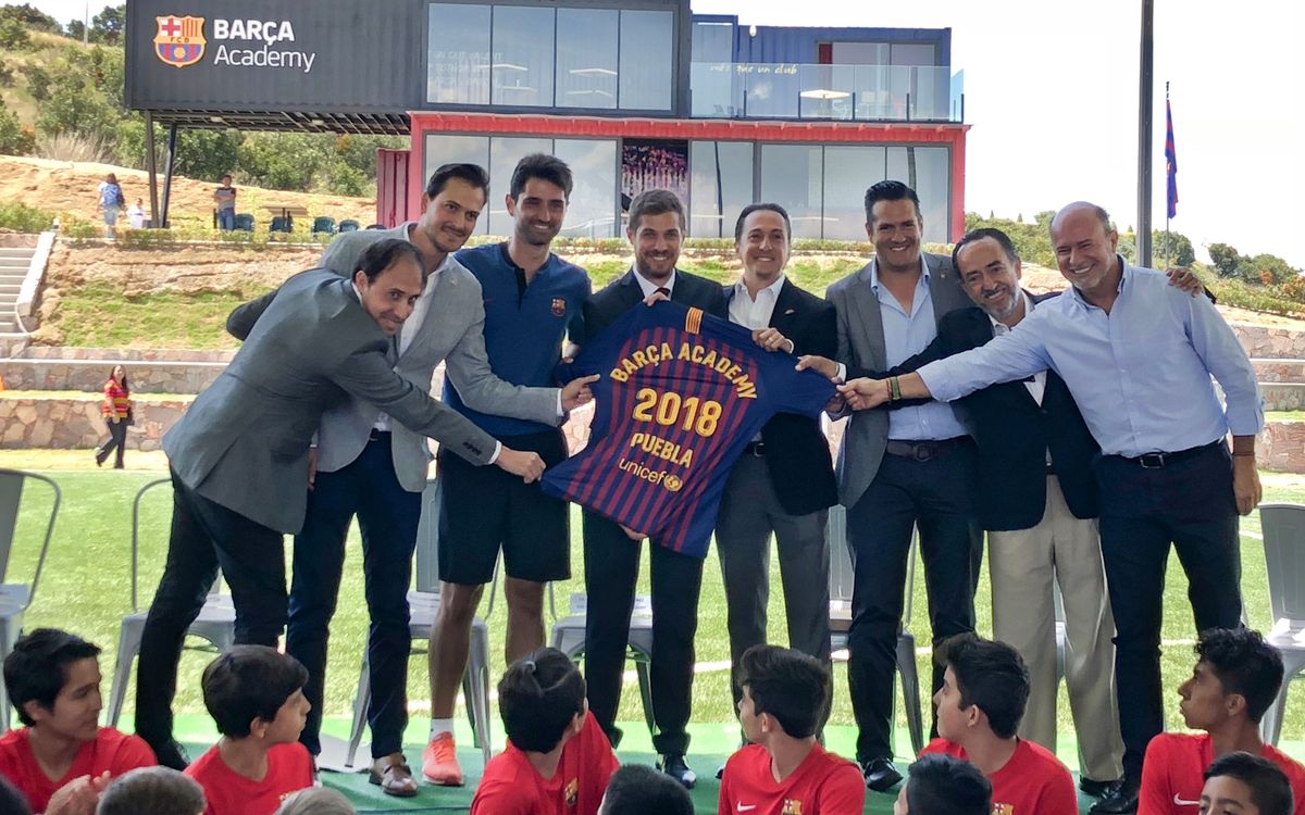 El FC Barcelona obre la seva primera Barça Academy mexicana a la ciutat de Puebla