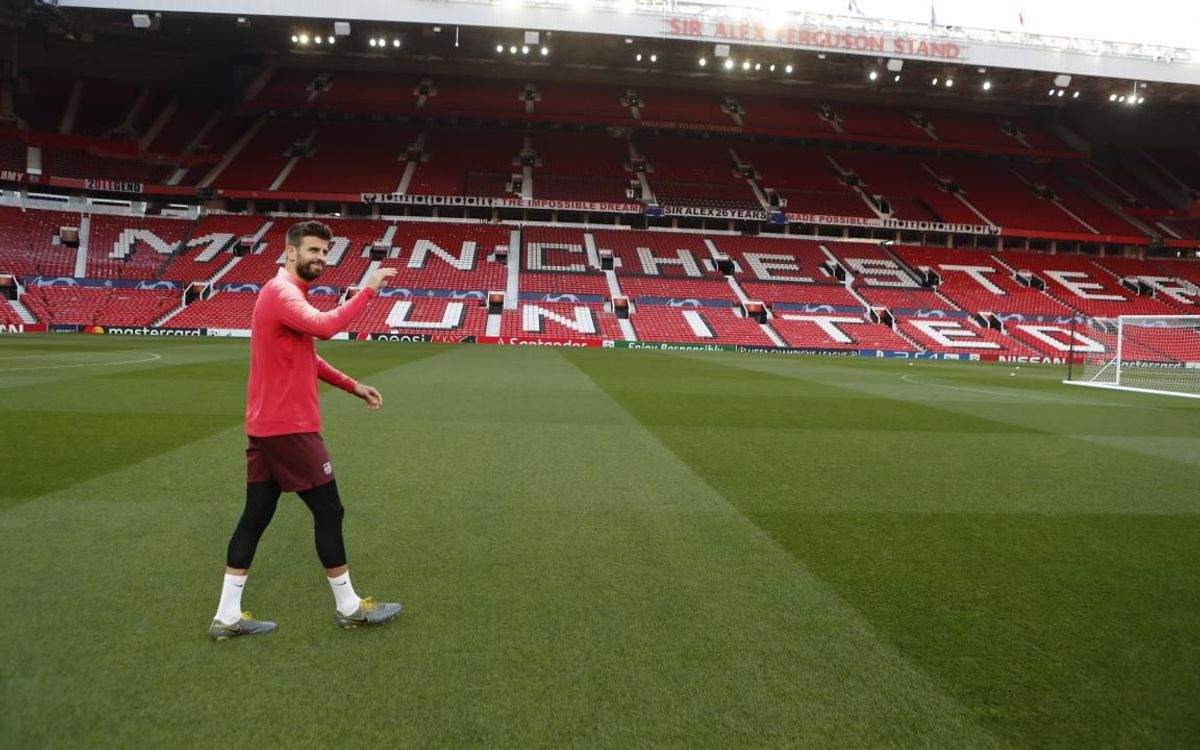 Gerard Piqué: 'I'm excited to be going back to Old Trafford'
