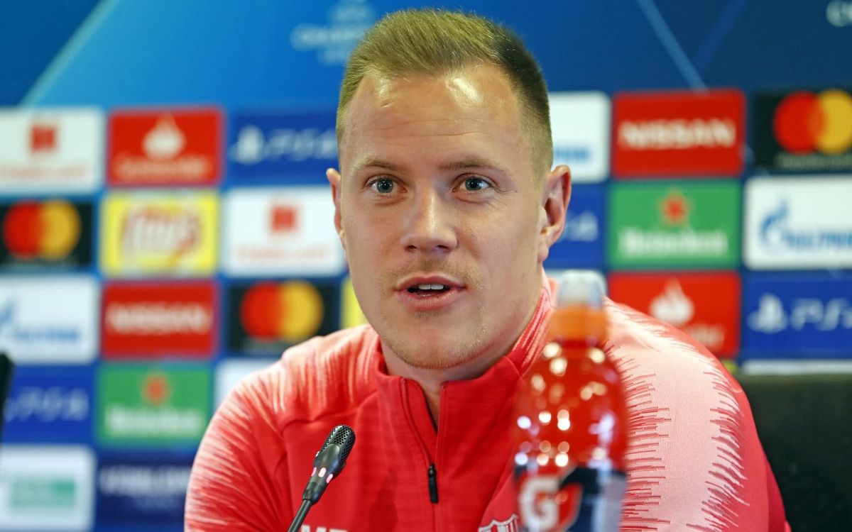 Ter Stegen: “Queremos demostrar que somos superiores en los dos partidos”