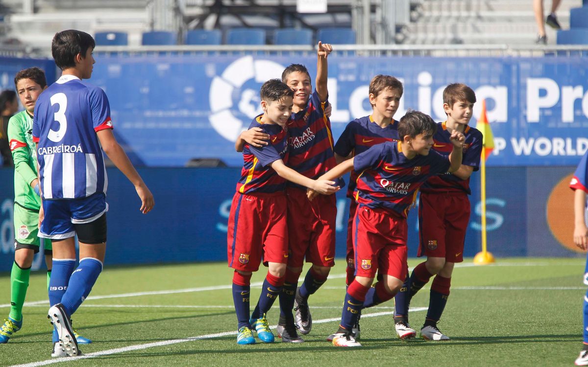 L’Aleví A jugarà contra l’Espanyol els vuitens de final de LaLiga Promises