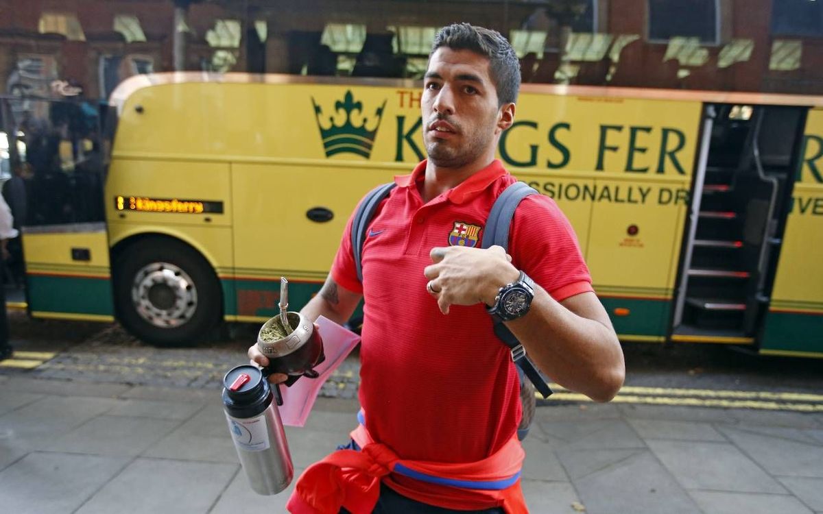 El viatge del primer equip a Londres