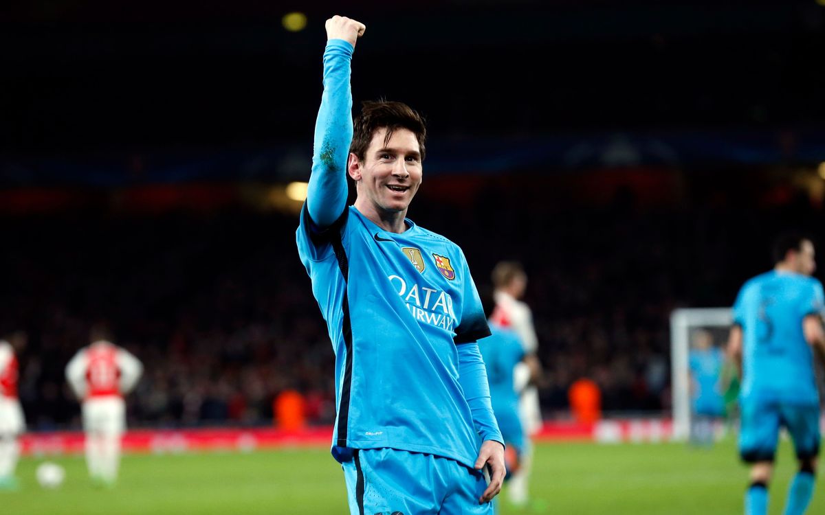 Arsenal FC – FC Barcelona: Messi pone un pie en los cuartos de final (0-2)