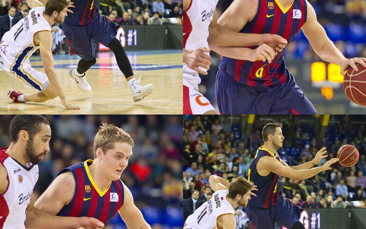 Bostjan Nachbar i Ludde Hakanson tornen al Palau vestint la samarreta del Baloncesto Sevilla