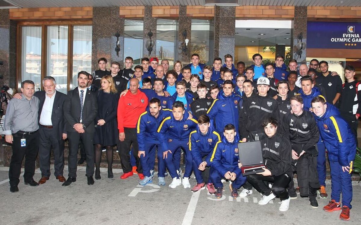 Detall de solidaritat del Barça al Torneig MIC