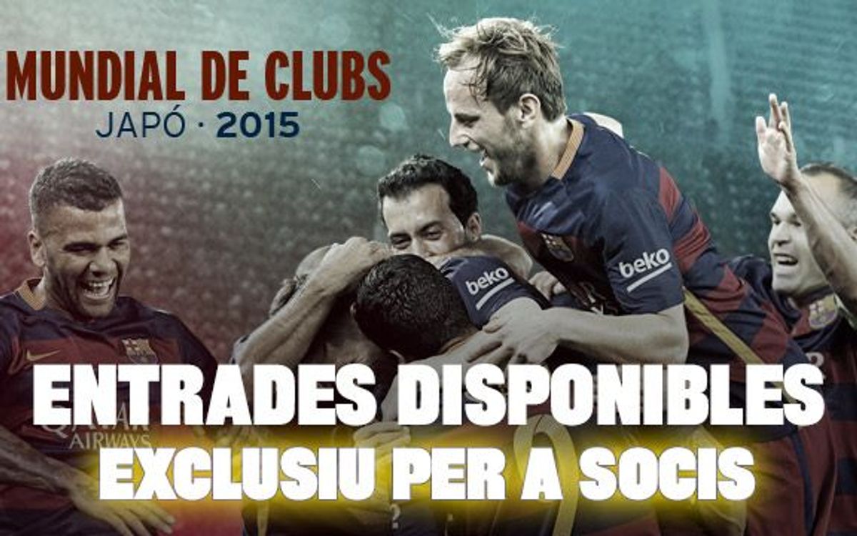 Dimarts 29 de setembre s'inicia el procés de venda d'entrades per al Mundial de Clubs del Japó