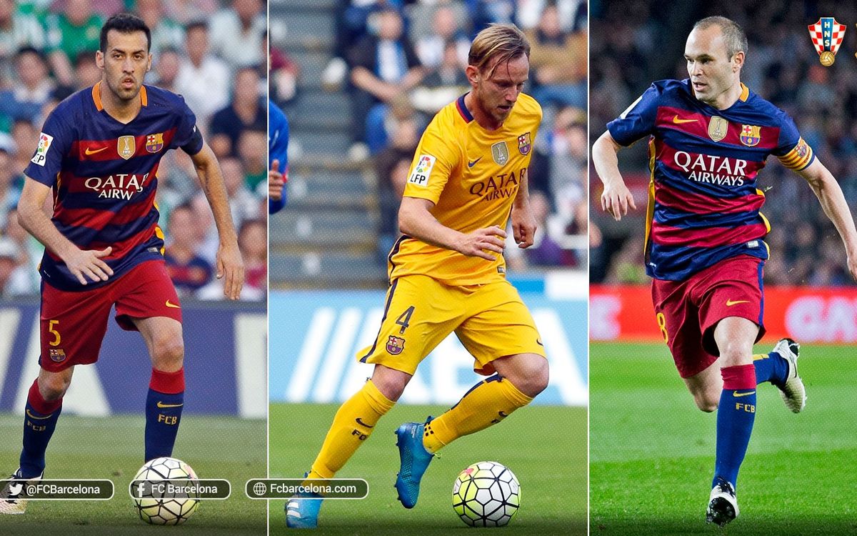 Croacia – España: El centro del campo del Barça se cita en Burdeos