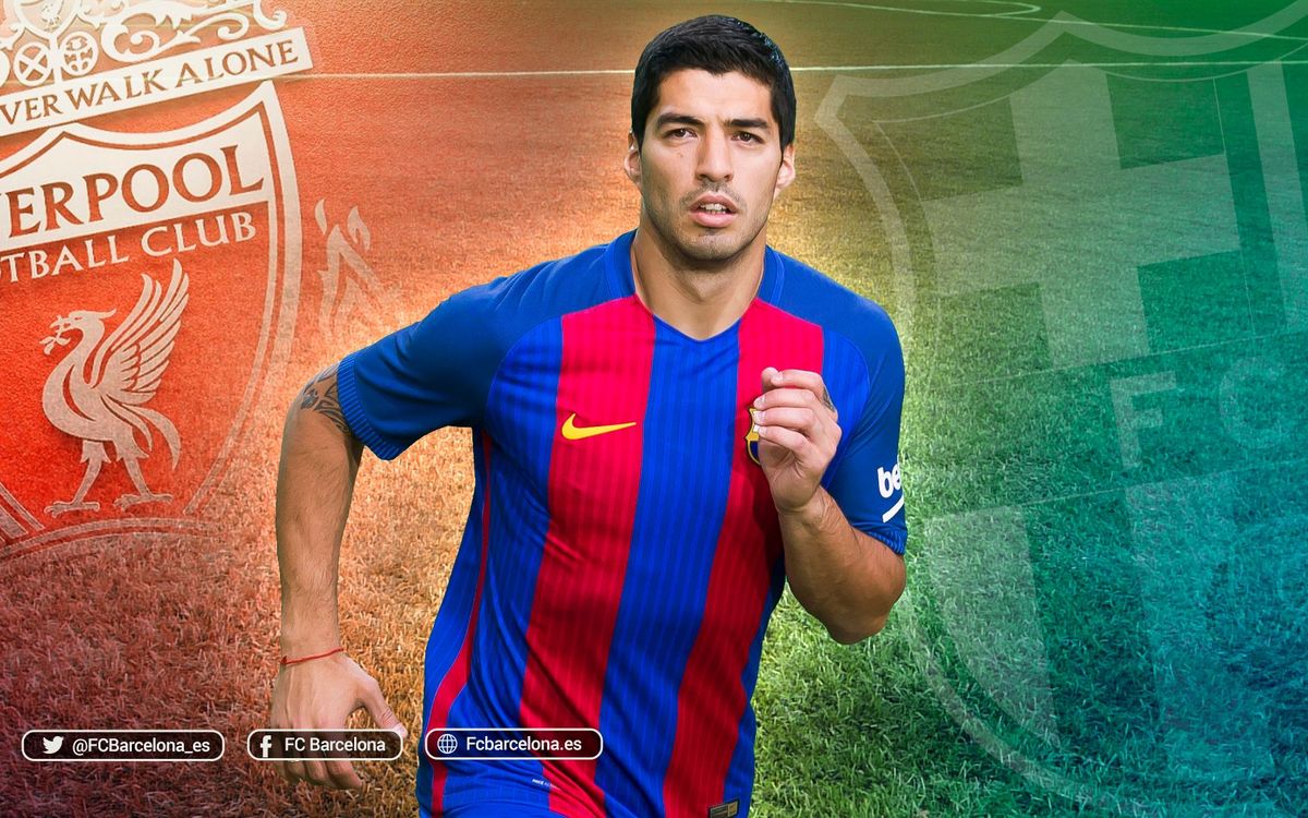 Primer enfrentamiento de Luis Suárez con el Liverpool