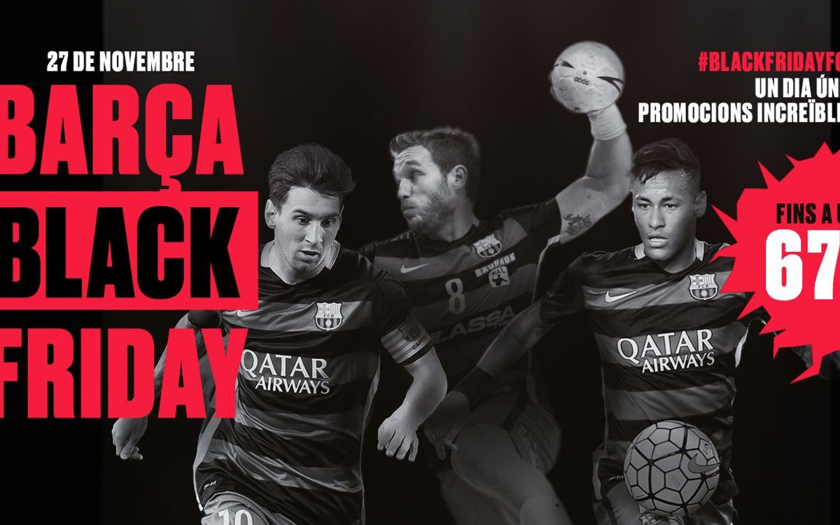 El Barça celebra el Black Friday amb les millors ofertes de la temporada